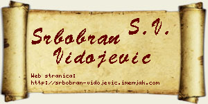 Srbobran Vidojević vizit kartica